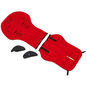 Μαξιλάρια σετ. Μαξιλάρι πλάτης, μαξιλάρι καθίσματος και δύο καλύμματα για τα πλαϊνά της άνω πλάτης, σε μαύρο-κόκκινο, μπλε χρώμα (R82)