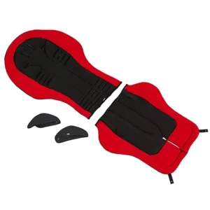 Μαξιλάρια σετ (mesh). Μαξιλάρι πλάτης, μαξιλάρι καθίσματος και δύο καλύμματα για τα πλαϊνά της άνω πλάτης (σε μαύρο-κόκκινο, μπλε χρώμα) (Chilla | R82)