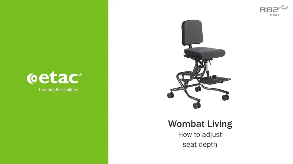 r82 wombat living seat depth