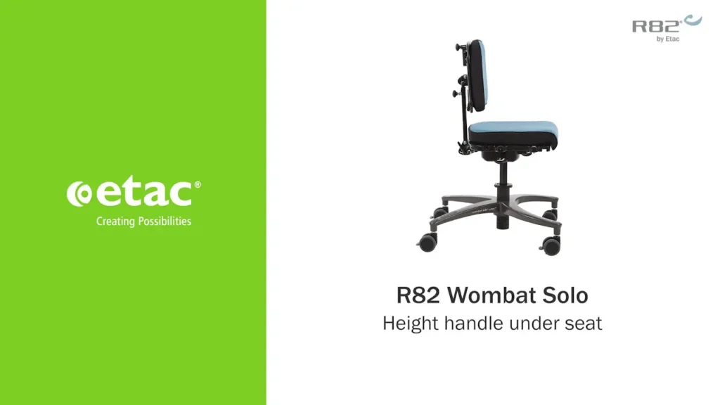 r82 wombat solo height handle under seat